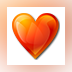 Fire Heart Desktop Gadget