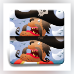 My first find the differences game: Pirates