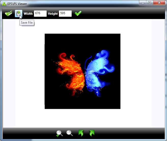 How to convert EPS to JPG with EPS Viewer