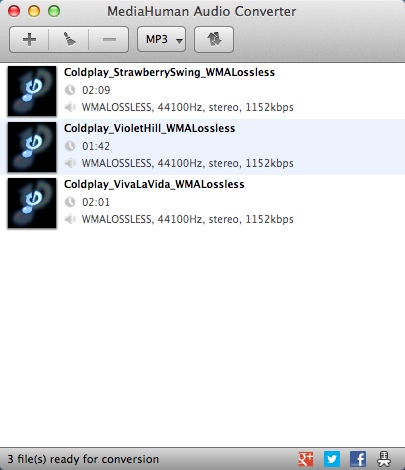 How to Convert WMA to MP3 on Mac OS X for Free using MediaHuman Audio Converter