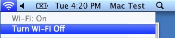 Turn Off Wi-Fi