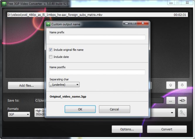 Prefixes or suffixes