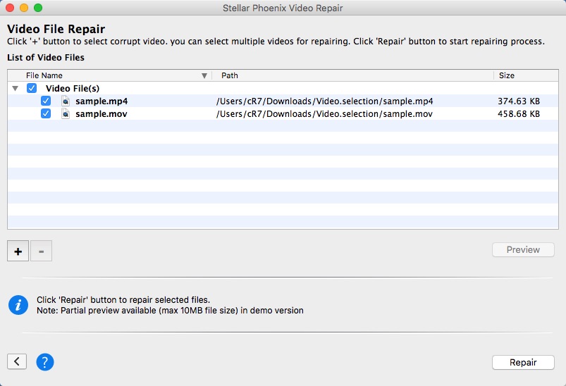 Adding files to the queue