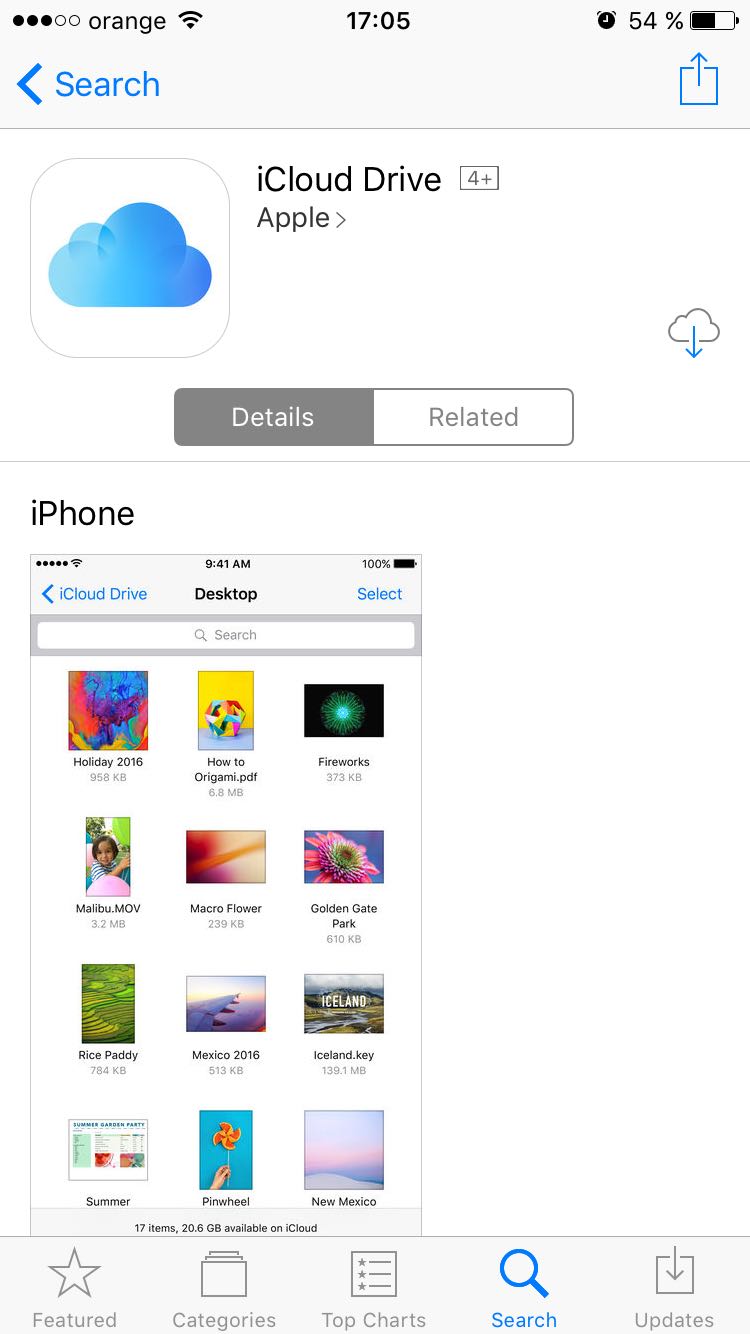 ICloud Drive Installation