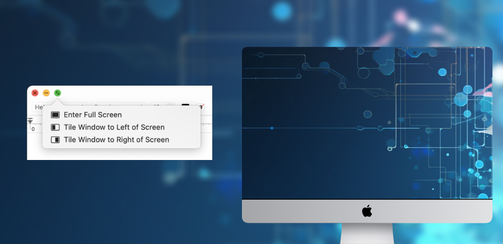 How to change an app's window size on Mac