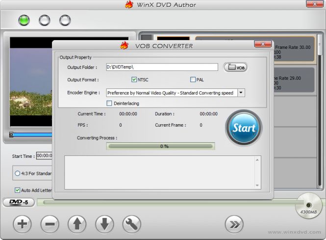 Choose the location for the output file