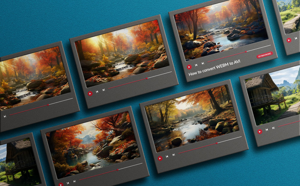 How to convert WEBM to AVI