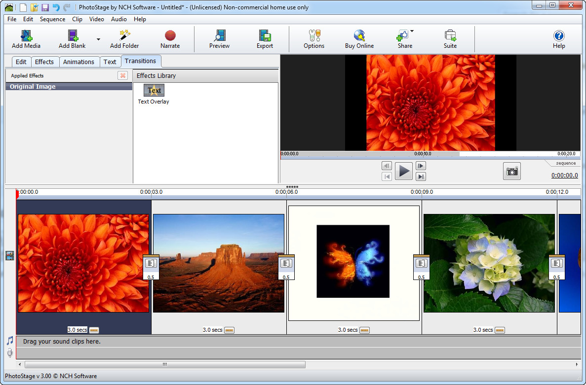 How to Create AVI from PNG images With PhotoStage Slideshow Producer