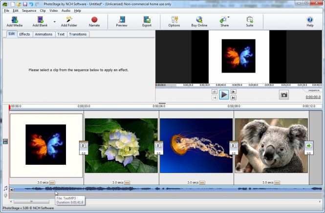  Add an audio file as background music
