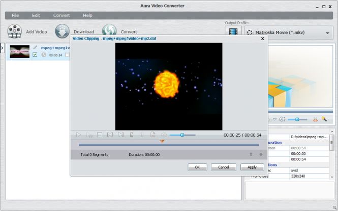 Video Trimming Window