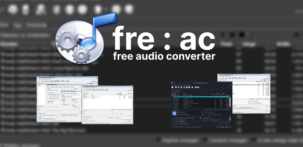 How to convert FLAC to MP4 Audio using fre:ac