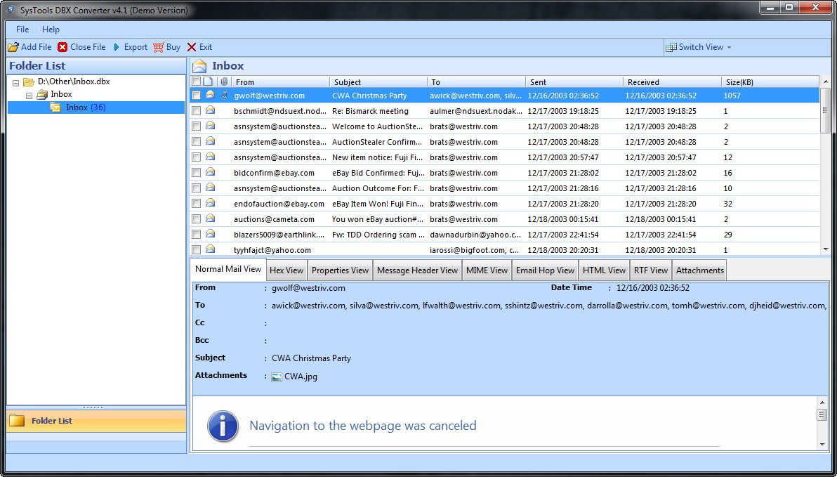 How to convert DBX to PST with SysTools DBX Converter